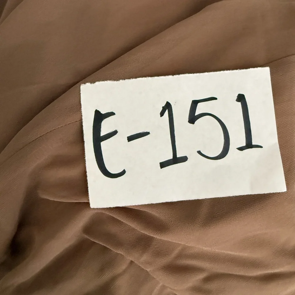 NWT Show Me Your Mumu Emily Empire Maxi Dress Soft Beige Chiffon Size M - Picture 11 of 11